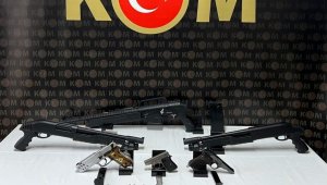 Malatya'da çok sayıda silah ele geçirildi