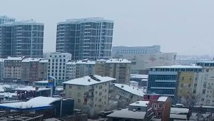 Malatya'da 2. depremde binaların çökme anı dron kamerasında