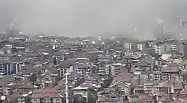 Malatya'daki 5.6 deprem şehri toz bulutuna çevirdi