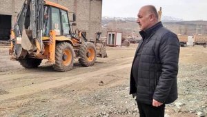 Doğanşehir'de esnaflar için konteyner çarşı kuruluyor