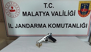 Çadır talebinde bulunan şahsın üzerinden ruhsatsız silah çıktı 