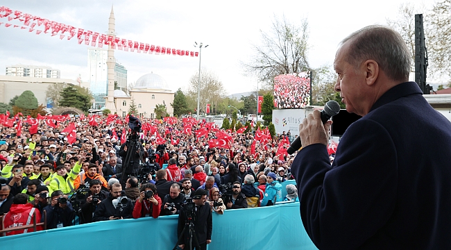 Cumhurbaşkanı Erdoğan: "Bu seçimler Türkiye'nin sadece gelecek 5 yılını değil, çeyrek ve yarım asrını da belirleyecek" 
