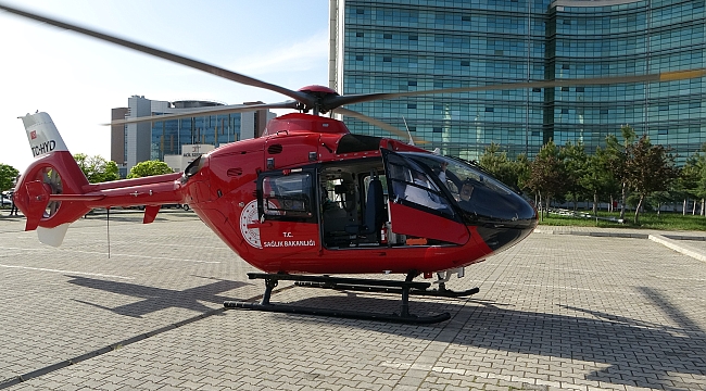 Helikopter ambulans Malatya'da hizmete başladı 