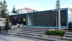 Konteyner çarşılar hizmet vermeye başladı