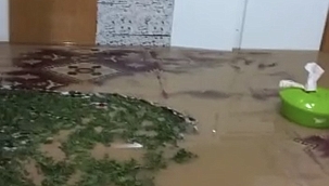 Darende'de sağanak yağış etkili oldu 