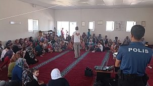 Polisten depremzedelere terör semineri 