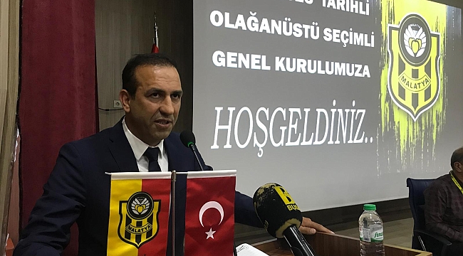 Yeni Malatyaspor'da Adil Gevrek yeniden başkan 