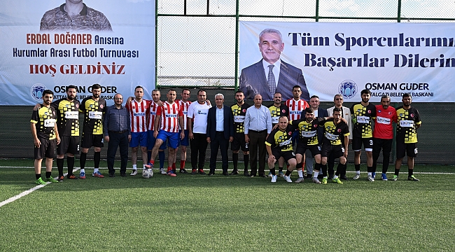 Battalgazi Belediyesi'nde anlamlı futbol turnuvası 