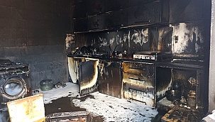 Malatya'da ev yangını 