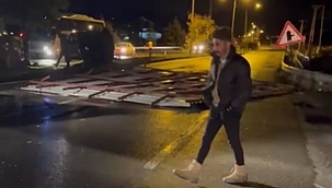 Şiddetli fırtına çatıyı uçurdu 