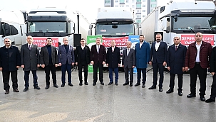 Deprem bölgesine yardımlar sürüyor