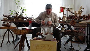 Hobi olarak başladı sanat eserleri üretiyor 