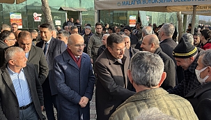Malatya Büyükşehir Adayı Er, Mehmet Gönültaş'ın cenaze törenine katıldı