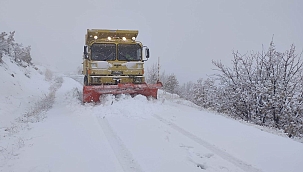 Malatya'da ulaşıma kar engeli 