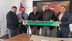 Doğanşehir Spor Kulübü'nden Başkan Zelyurt'a ziyaret 