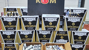 Malatya'da 300 bin adet sahte bandrollü makaron ele geçirildi 