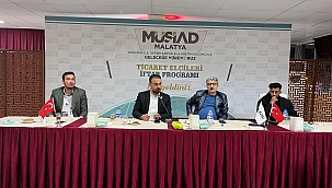 MÜSİAD Malatya Şubesi genç ticaret elçilerini iftarda ağırladı 
