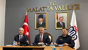  Vali Ersin Yazıcı, Malatya'daki güvenlik olaylarına ilişkin bilgiler verdi