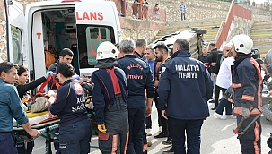 Okul bahçesine uçtu: 2 yaralı