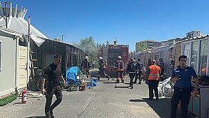 Konteyner yangını kontrol altına alındı