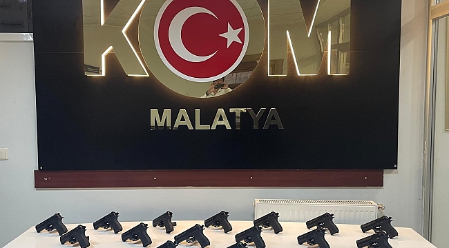 Malatya'da çok sayıda kaçak silah ele geçirildi 