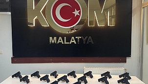 Malatya'da çok sayıda kaçak silah ele geçirildi 