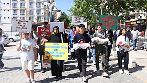 Malatya'da Filistin'e destek yürüyüşü 
