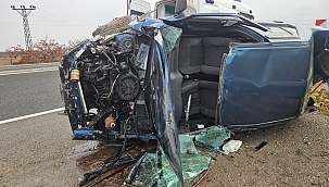 Akçadağ'da feci kaza