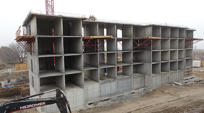 Başpınar'da inşaatlar yükseliyor 