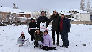 Çocuklar kar tatilinin keyfini çıkardı