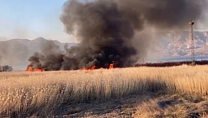 Kale'de korkutan yangın 