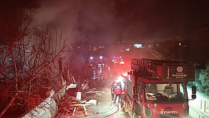 Malatya'da ev yangını 