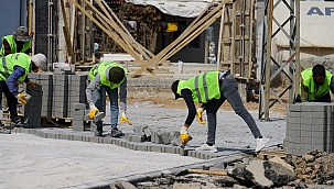 Samanköy'ün yolları yeniliyor