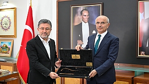 Bakan Yumaklı Başkan Er'i ziyaret etti 