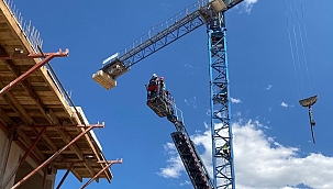 Fenalaşan operatör hastaneye kaldırıldı