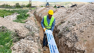 MASKİ'den Akçadağ'a 1.900 metrelik içme suyu hattı