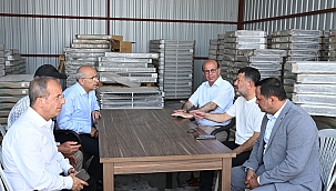 Başkan Er'den Ağbaba'ya geçmiş olsun ziyareti 