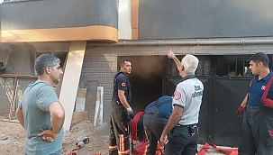 Malatya'da depo yangını 