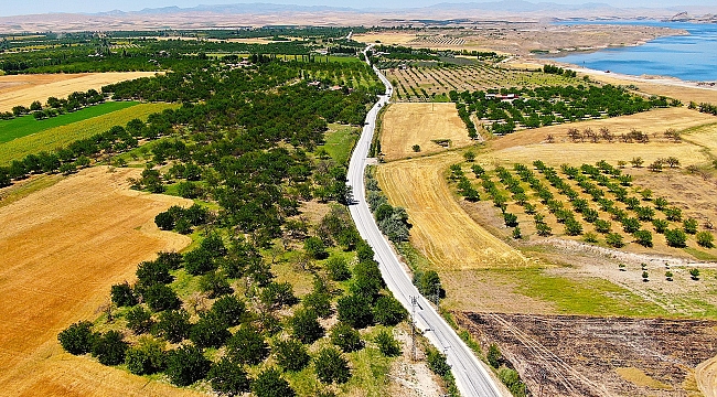 Malatya'da ilçe yolları yenileniyor 
