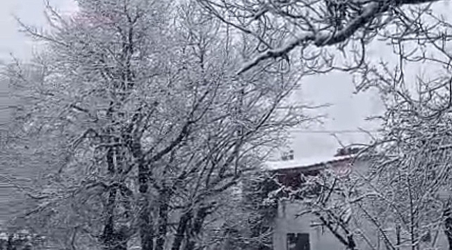 Akçadağ'da yoğun kar yağışı 