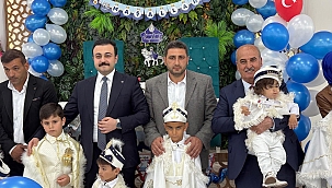 Kale'de 12 çocuk için toplu sünnet töreni düzenlendi 