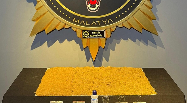 Malatya'da uyuşturucu operasyonunda 1 şüpheli yakalandı 