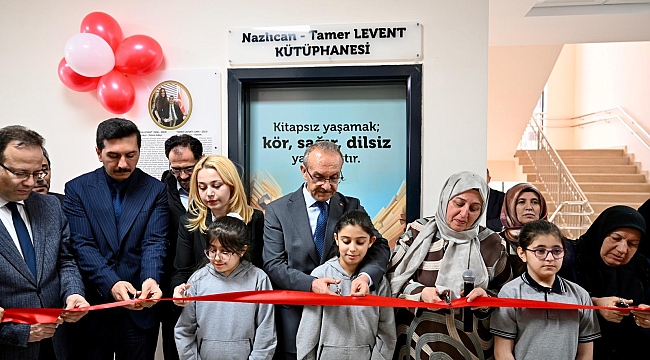 Şehit öğrenciler adına kütüphane açıldı