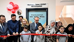 Şehit öğrenciler adına kütüphane açıldı