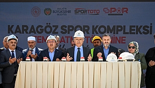 TOKİ Karagöz Spor Kompleksi'nin Temel Atma Töreni Yapıldı 