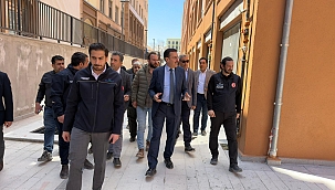 Tüfenkci'den yeni çarşıda esnaf ziyareti 