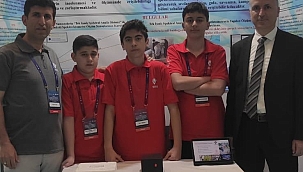 Malatyalı öğrenciler geliştirdikleri cihazla Türkiye birincisi oldu 