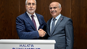 Bakan Işıkhan'dan Büyükşehir Belediyesi'ne ziyaret