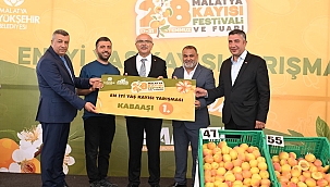 Malatya'da 'En İyi Kayısı' Yarışması düzenlendi 