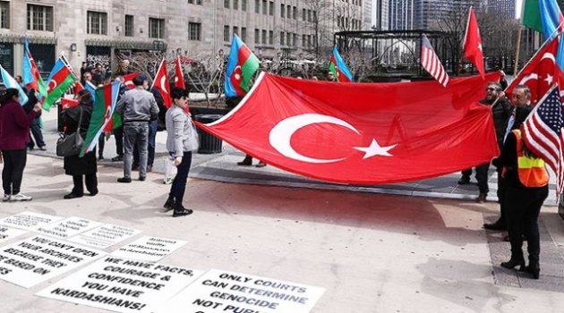 ABD'de 'Ermeni yalanlarına Hayır!' gösterisi